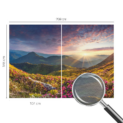Large wallpaper mural Mountain panorama