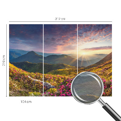 Large wallpaper mural Mountain panorama