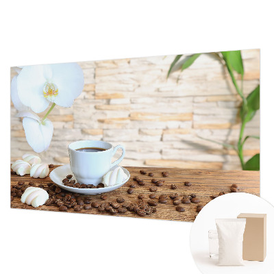 Modern wall mural for bedroom with a floral relaxation design