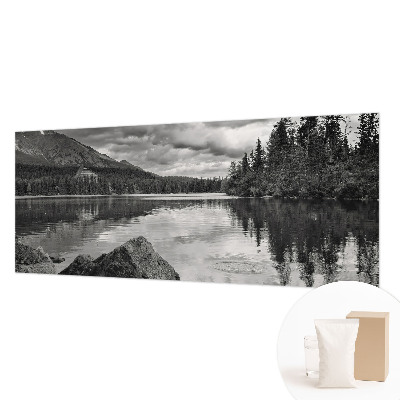High quality photo wallpaper with a mountain panorama