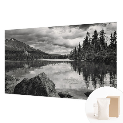 High quality photo wallpaper with a mountain panorama