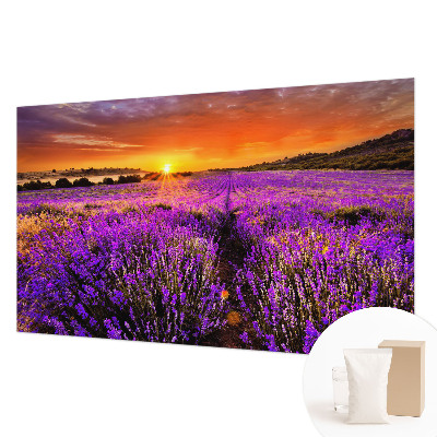 Wallpaper mural for living room Lavender Sunset
