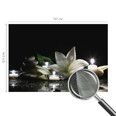Decorative wall mural for living room featuring a relaxing scene