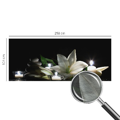 Decorative wall mural for living room featuring a relaxing scene