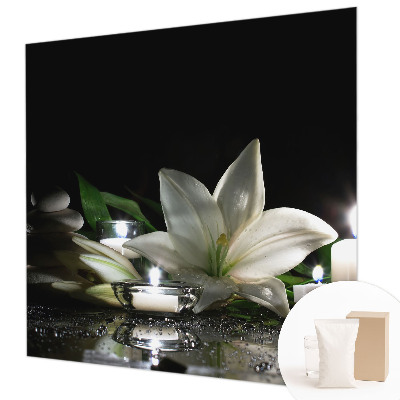 Decorative wall mural for living room featuring a relaxing scene