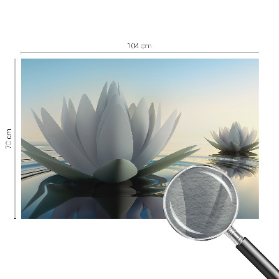 Non-woven wall mural Water lilies