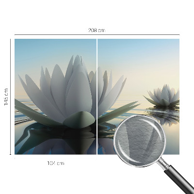 Non-woven wall mural Water lilies