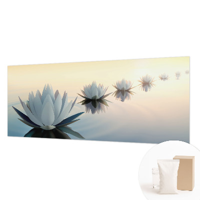 Non-woven photo wallpaper with a peaceful landscape motif