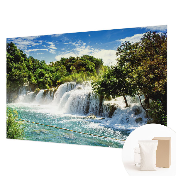 Photo wallpaper A stunning waterfall