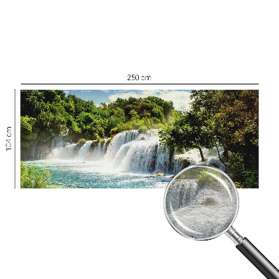 Photo wallpaper with a stunning waterfall motif