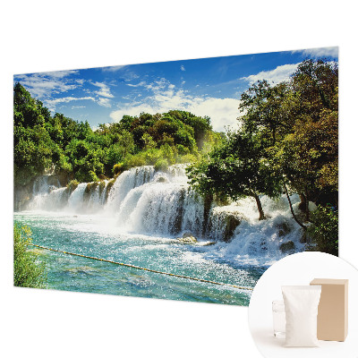 Photo wallpaper with a stunning waterfall motif