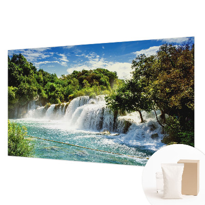 Photo wallpaper with a stunning waterfall motif
