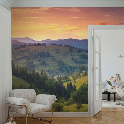 Wall mural for living room Mountain landscape