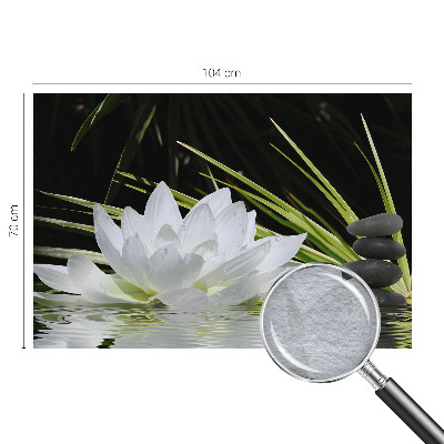 Wall mural for bedroom Lily meditation