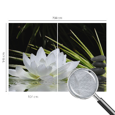 Wall mural for bedroom Lily meditation