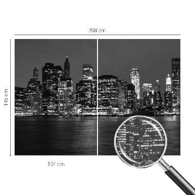 Wall mural for living room Night metropolis