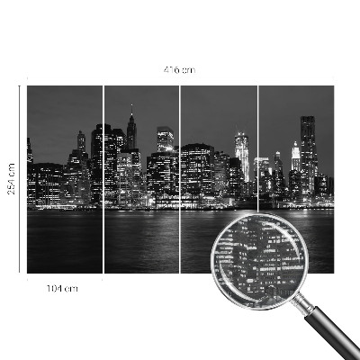 Wall mural for living room Night metropolis