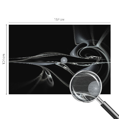 Custom size wall mural Fluid lines