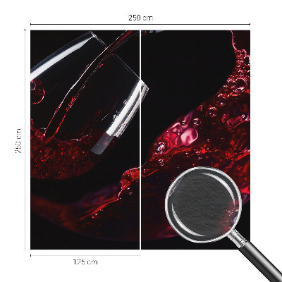 Wall mural for bedroom Red wine