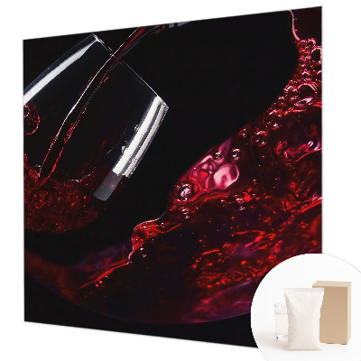 Wall mural for bedroom Red wine