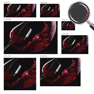 Wall mural for bedroom Red wine