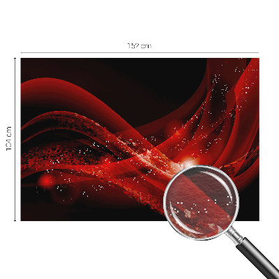 High quality wall mural wallpaper with a red vortex design
