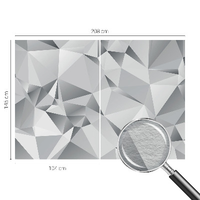 Premium photo wallpaper with an abstract geometric design