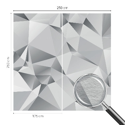 Premium photo wallpaper with an abstract geometric design