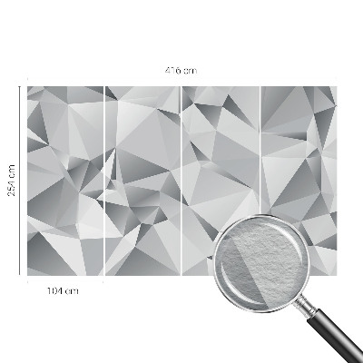 Premium photo wallpaper with an abstract geometric design