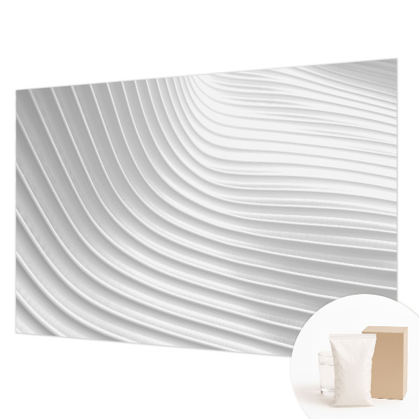 Premium wall mural for bedroom with an elegant waves design