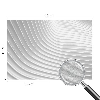 Premium wall mural for bedroom with an elegant waves design
