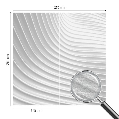 Premium wall mural for bedroom with an elegant waves design