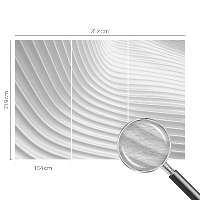 Premium wall mural for bedroom Elegant waves