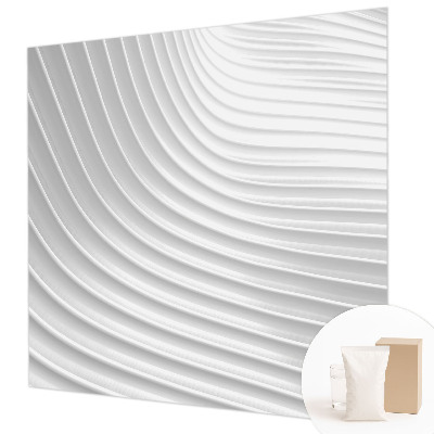 Premium wall mural for bedroom with an elegant waves design