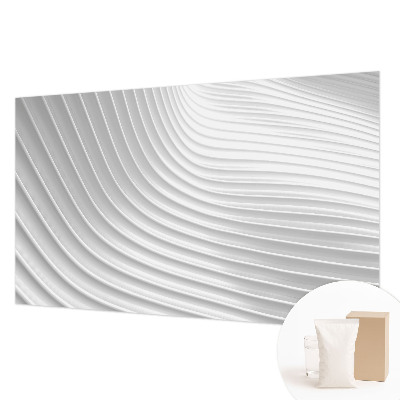 Premium wall mural for bedroom with an elegant waves design