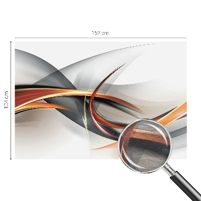 Non-woven wall mural with an abstract dynamic design