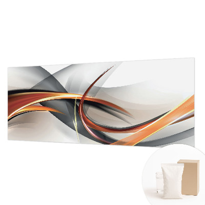 Non-woven wall mural with an abstract dynamic design