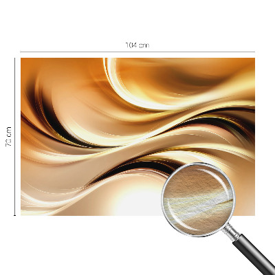 Non-woven photo wallpaper with fluid line design