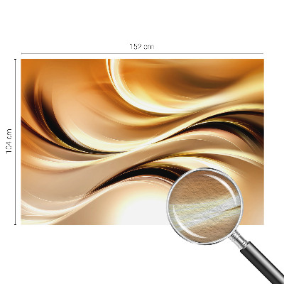 Non-woven photo wallpaper with fluid line design