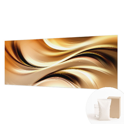 Non-woven photo wallpaper with fluid line design