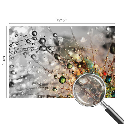 Wallpaper mural with the 'I Dew Jewels' design