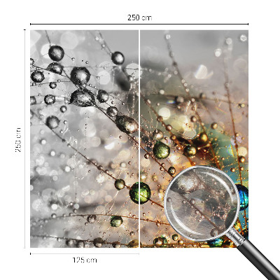 Wallpaper mural with the 'I Dew Jewels' design