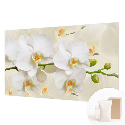 Photo wallpaper with a floral motif