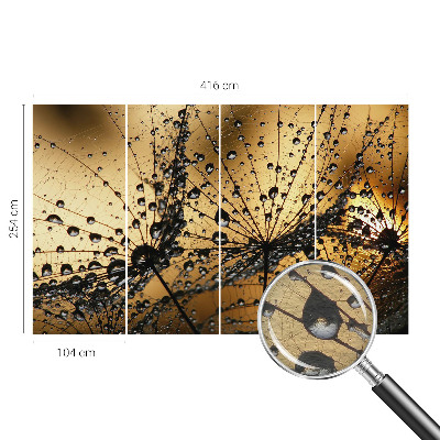 Photo wall mural Delicate drops