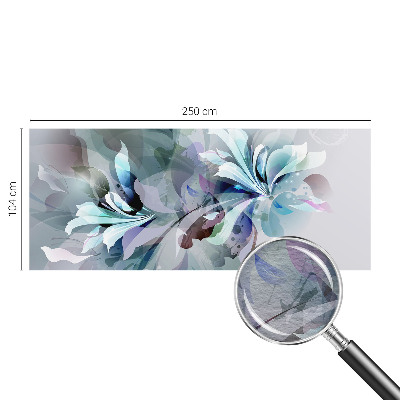Wall mural for bedroom Floral abstraction