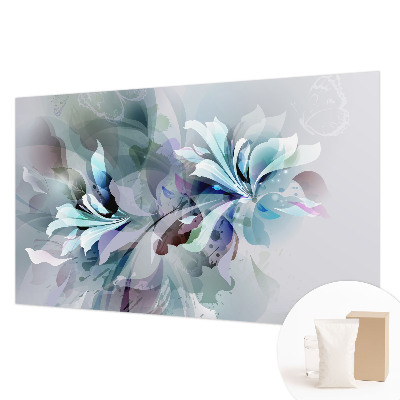 Wall mural for bedroom Floral abstraction