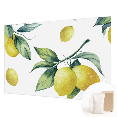 Large wall mural Lemon motif
