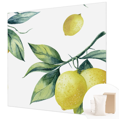 Large wall mural Lemon motif