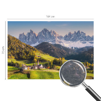 Modern wall mural Mountain landscape