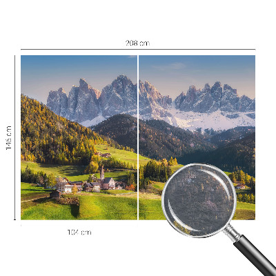 Modern wall mural Mountain landscape